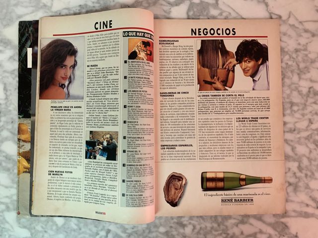 Elle MacPherson Revista MAN 1993 vintage