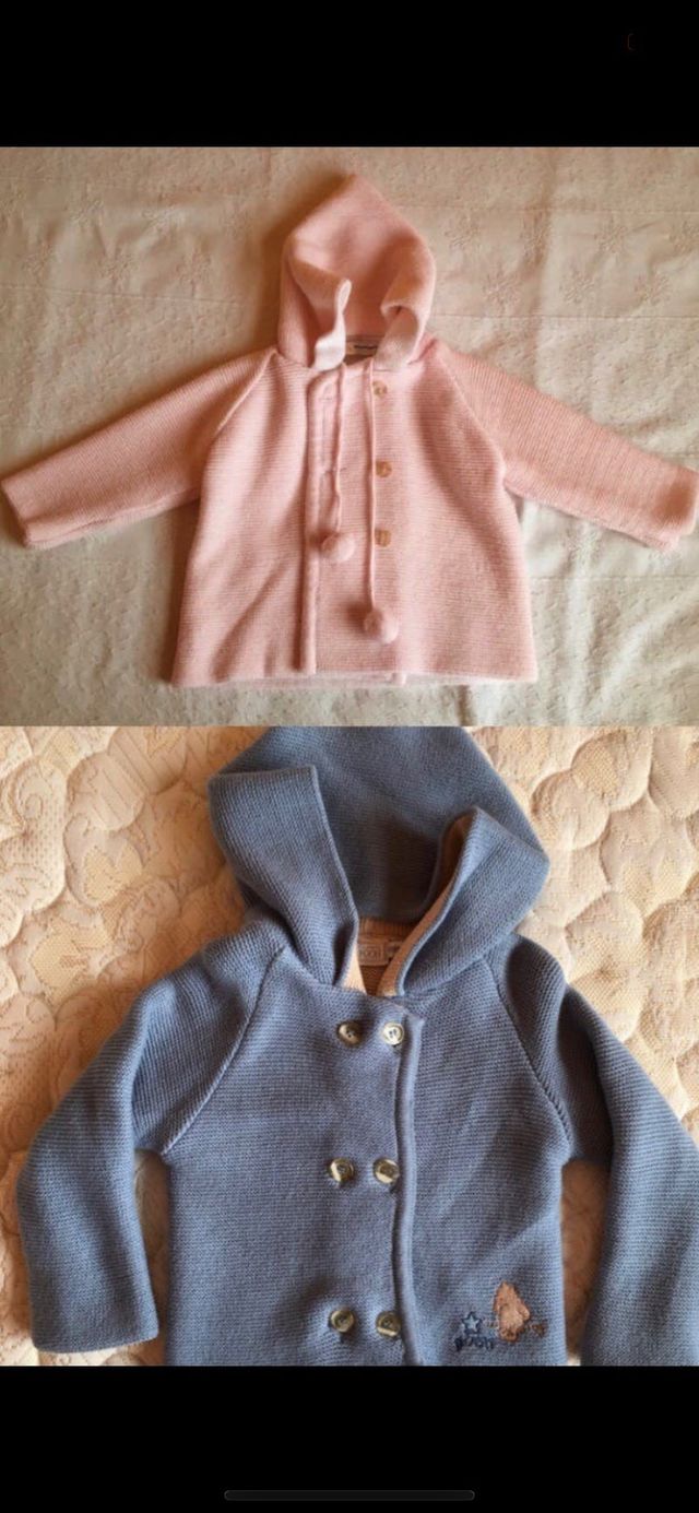 Pack chaquetas niño/niña/bebe talla 6meses