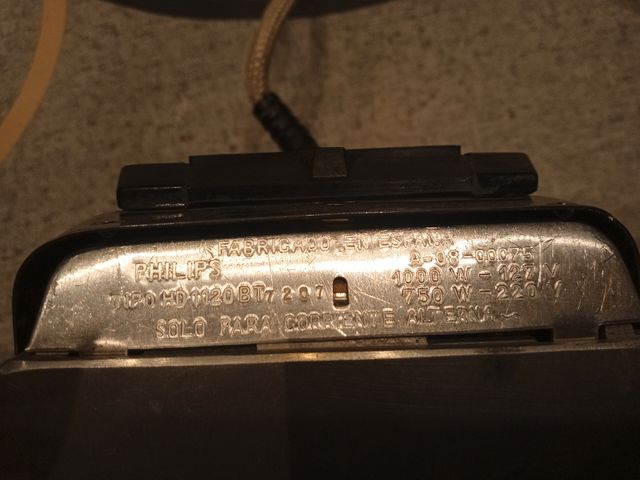2 planchas Philips años 70-80