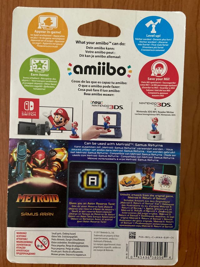 Amiibo samus aran Metroid