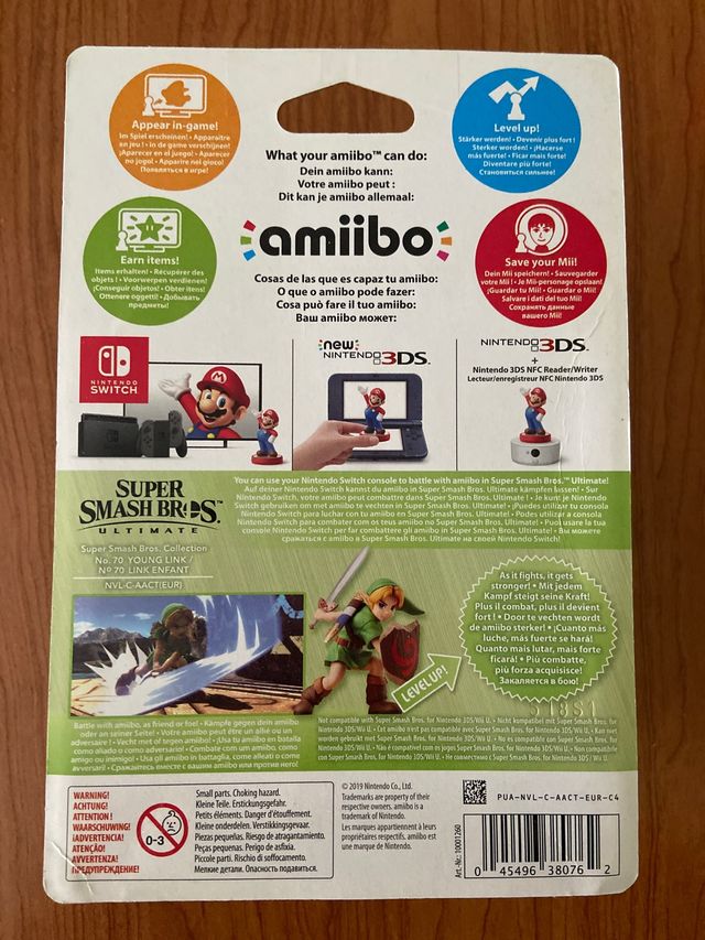 Amiibo young link zelda