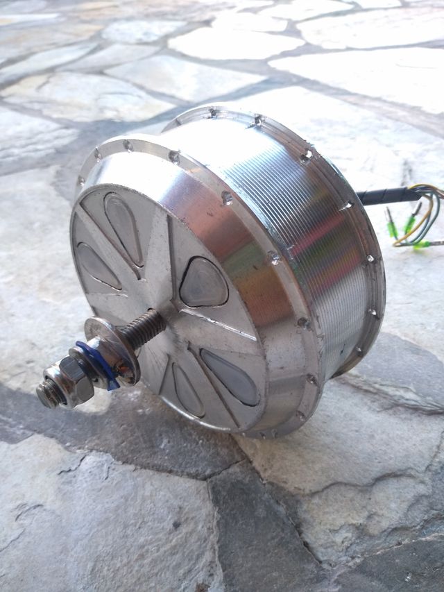 motores de hoverboard ya convertido a bicicleta