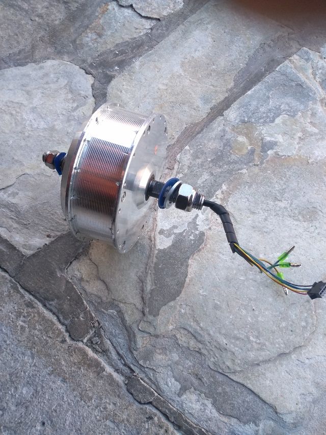 motores de hoverboard ya convertido a bicicleta