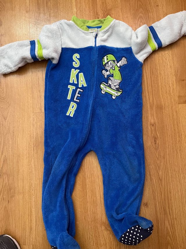 Pijama calentito con cremallera 3-4 años