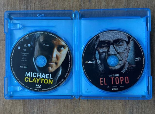 El topo y Michael Clayton blu-ray
