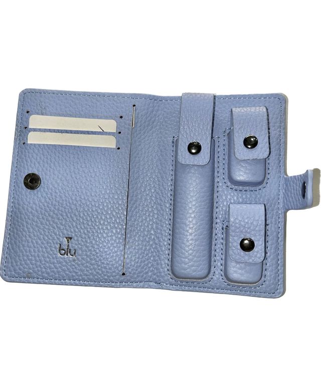 Portafoglio/cover per dispositivi blu