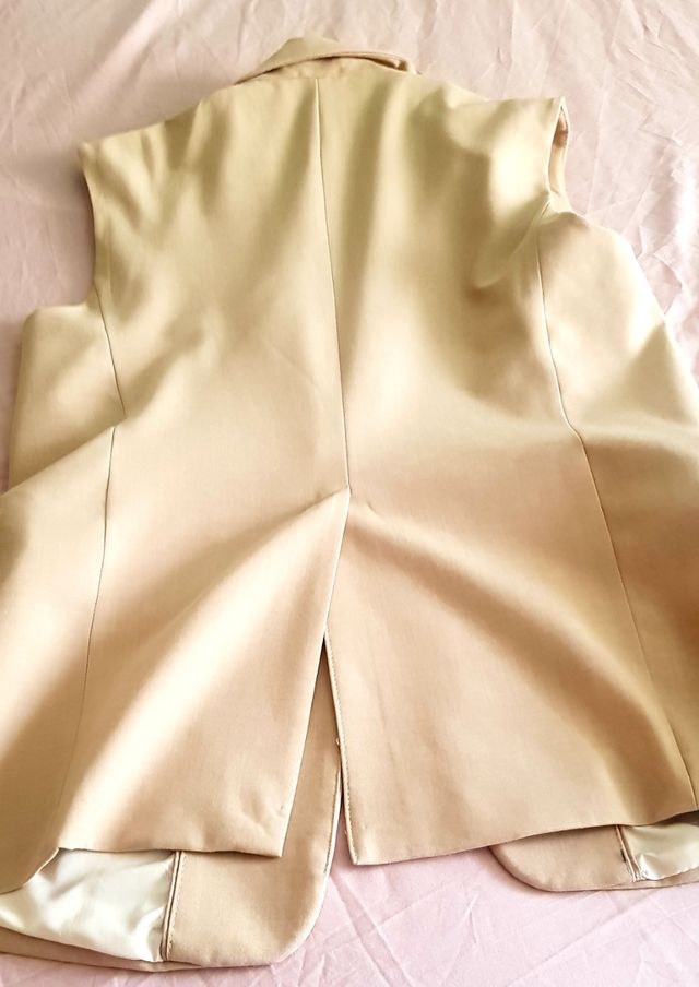 chaleco largo bershka