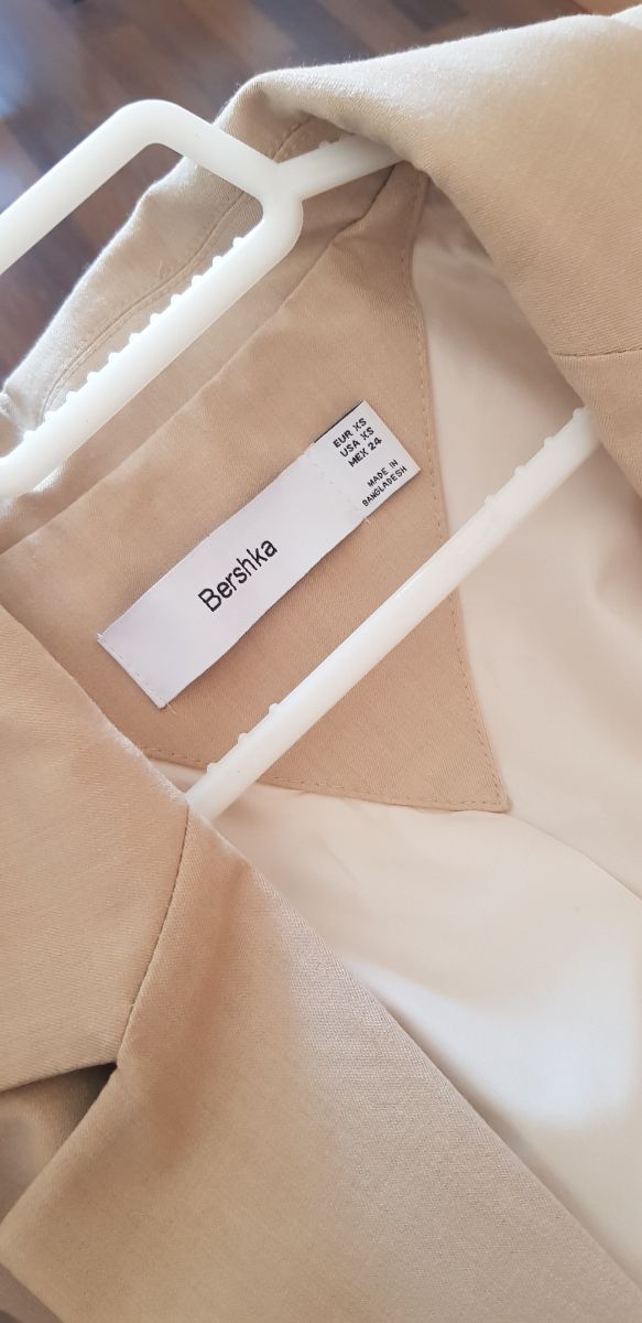 chaleco largo bershka