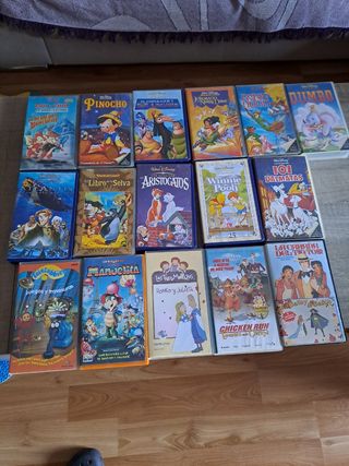 vhs disney e infantiles