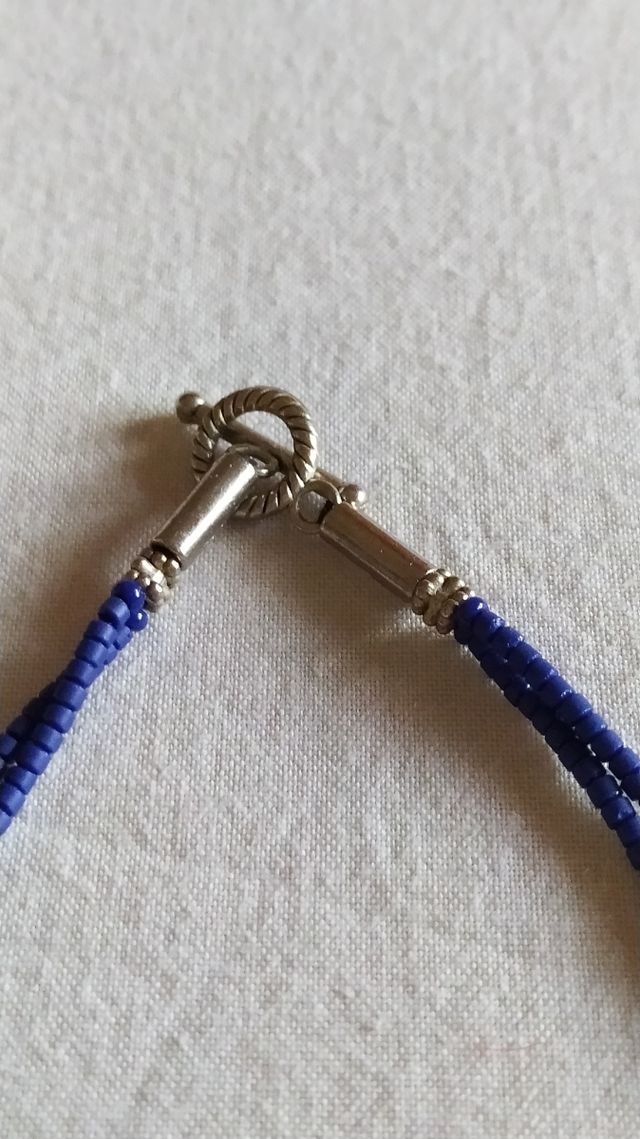 Collana lunga doppio filo in lapislazzuli