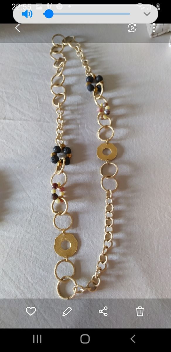 Collana lunga Donna Argento