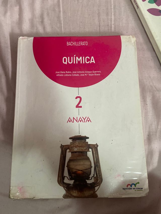 Libro Química Anaya 2 Bach