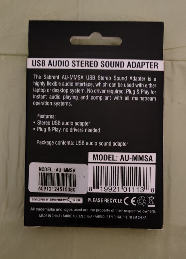 Adaptador de Audio
