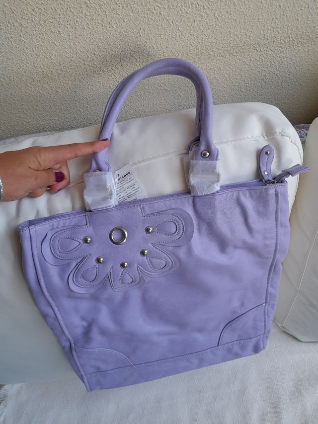bolso hand bag morado