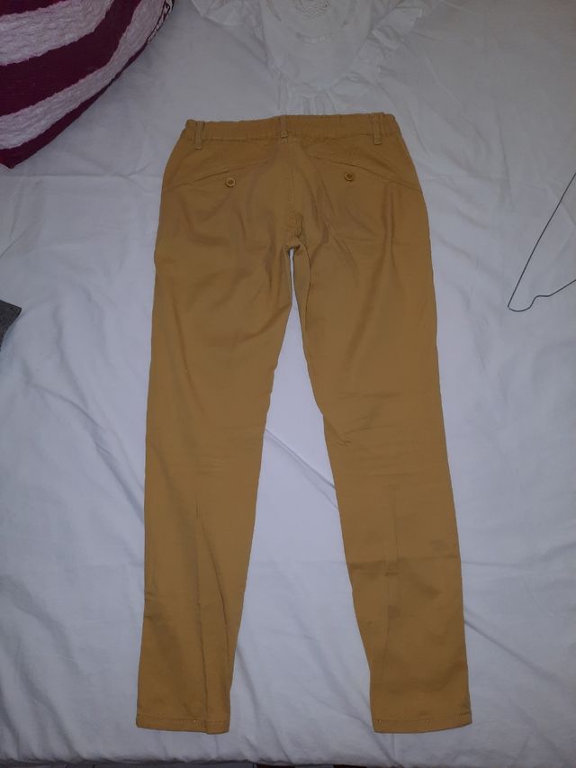 Pantalone Chino senape FARFALLINA cotone taglia44