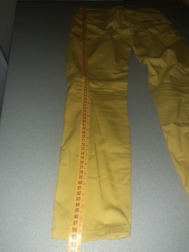Pantalone Chino senape FARFALLINA cotone taglia44