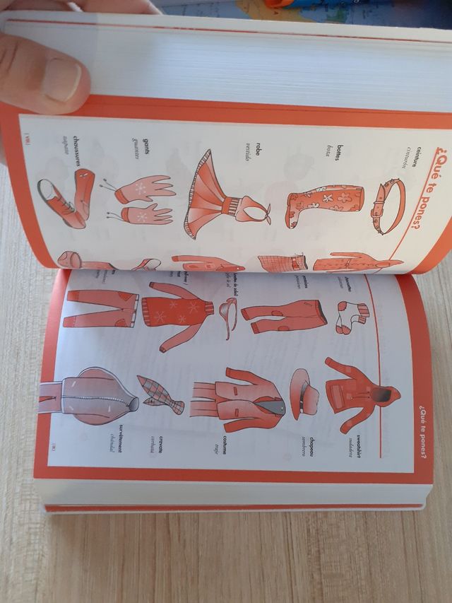 Diccionarios de inglés y francés