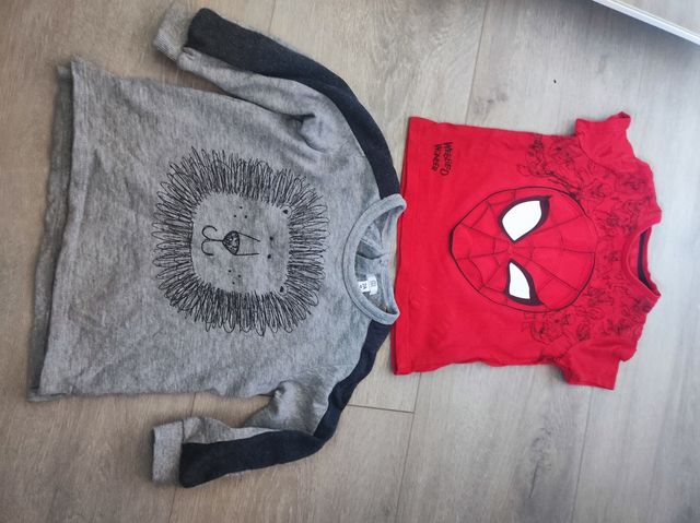 sudadera y camiseta 2 años