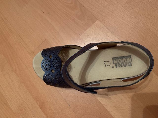 sandalias bona moda piel