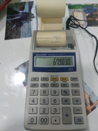 calculadora impresora 