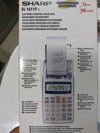 calculadora impresora 