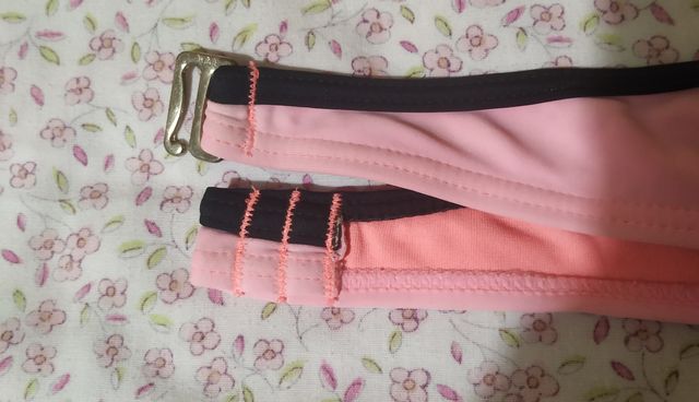 Bikini rosa flúor push-up