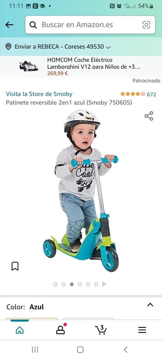 Patinete Smoby