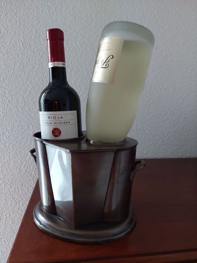 Botellero metal / latón 