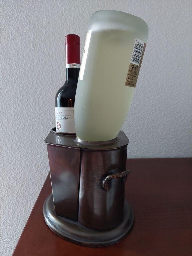 Botellero metal / latón 