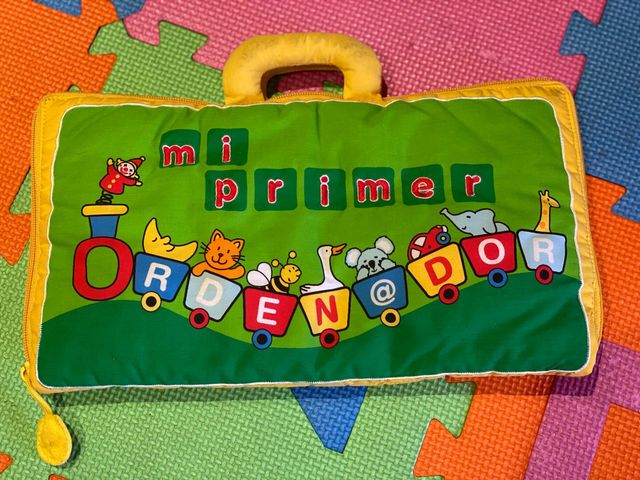 Mi primer ordenador de tela letras con velcro