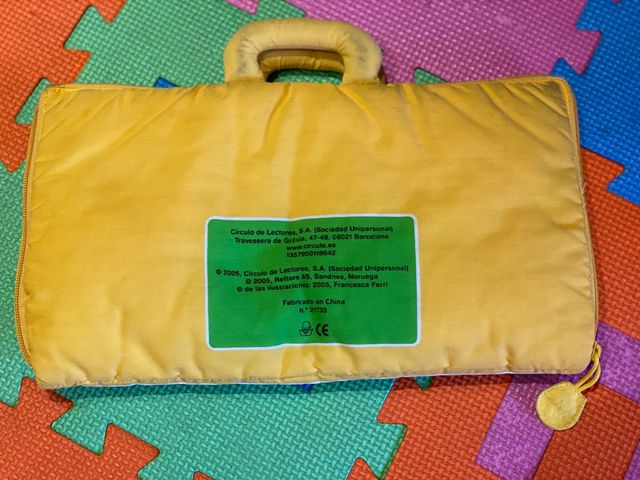 Mi primer ordenador de tela letras con velcro