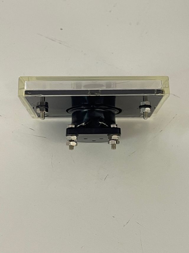 Voltímetro de panel analógico, 50×45mm, 10 Vcc