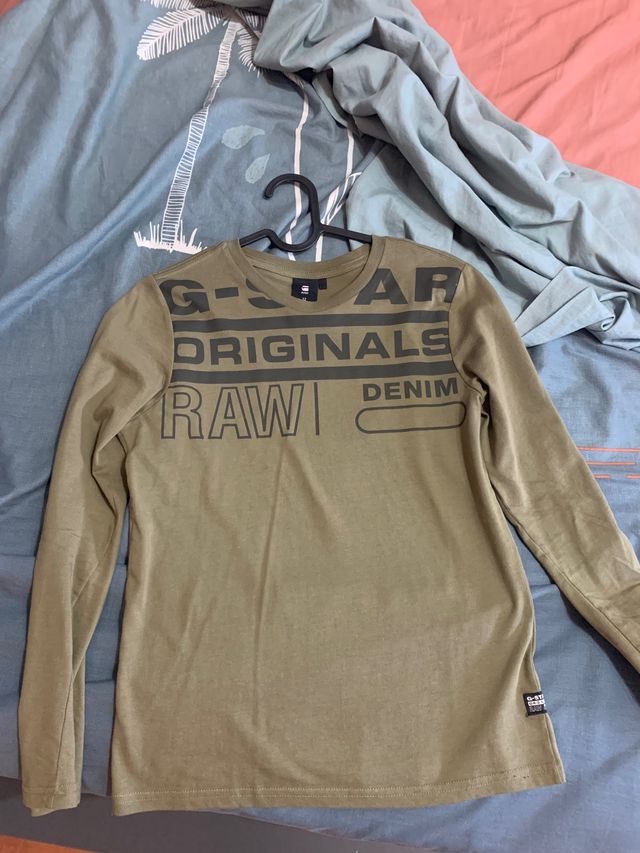 Lote niño G-Star t 12 original jersey gris y camis