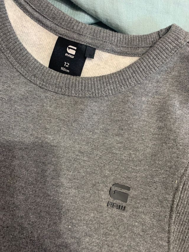 Lote niño G-Star t 12 original jersey gris y camis