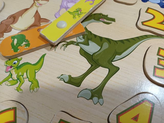 Reloj Puzzle Dinosaurios