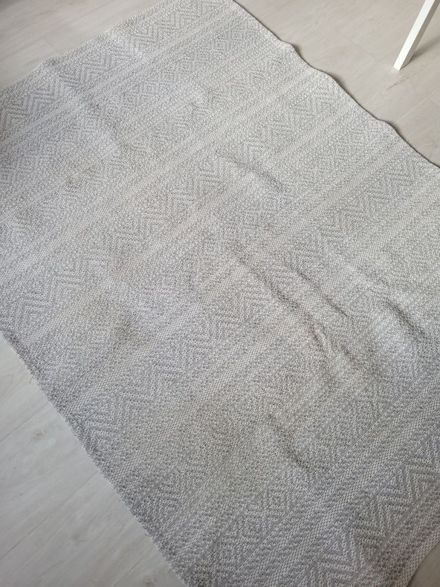 alfombra gris lavable