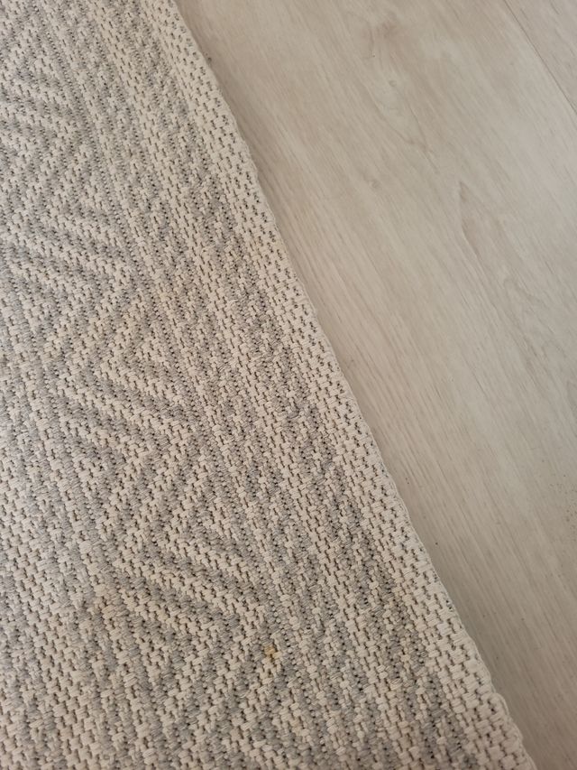 alfombra gris lavable