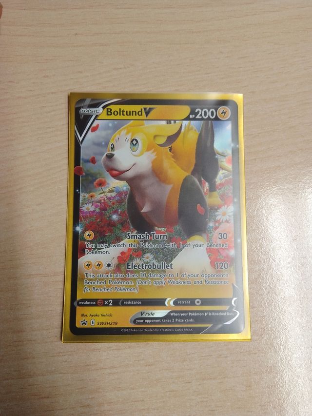 Carta Promo Boltund V en inglés.