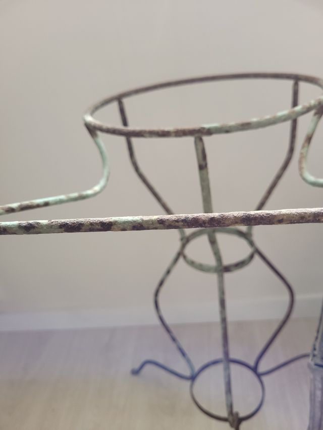 porta lavabo y portavelas antiguos