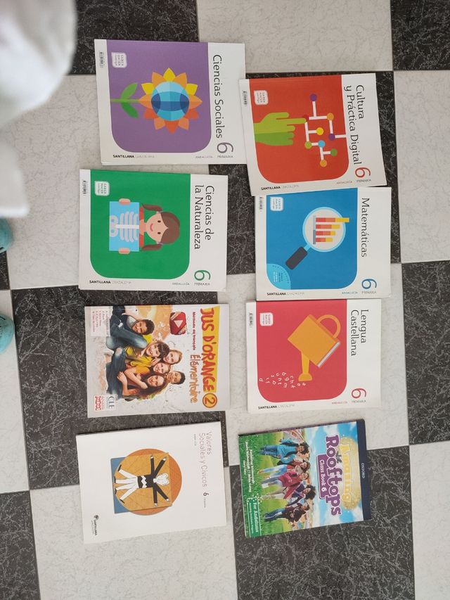 libros de texto de sexto de primaria