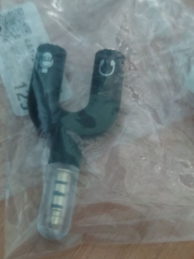 Adattatore a Y per cuffie e microfoni nero