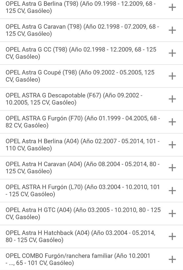 Filtro combustible Renault Nissan Volvo Citroen