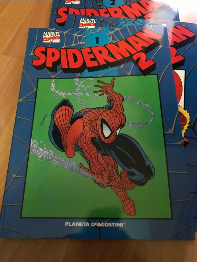 Spiderman coleccionable Azul 1 al 6