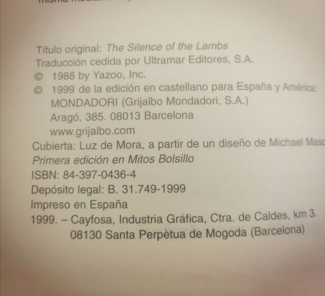 El silencio de los corderos 