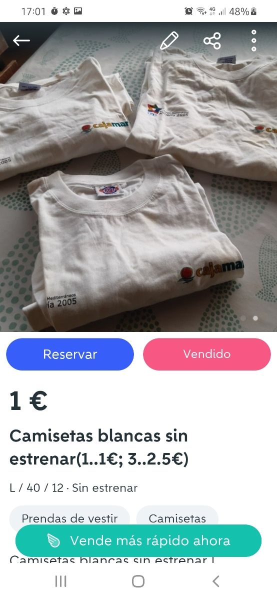 Oferta.  Camisetas Decatlon(2=3.5€)