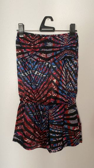 Peto/mono corto de mujer marca Bershka