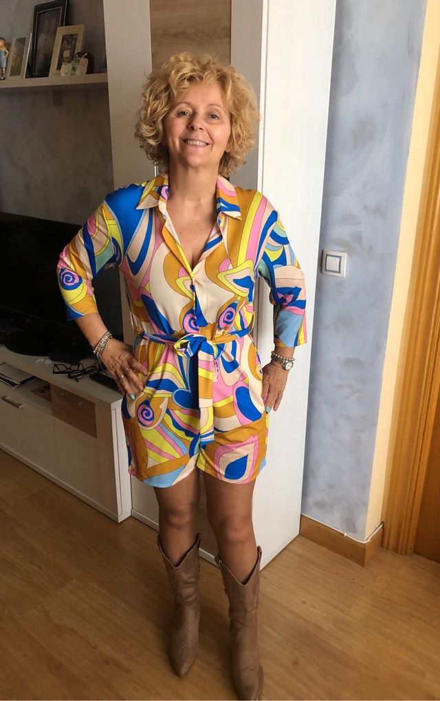 Mono camisero manga larga precioso T. S/ M