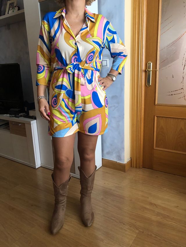 Mono camisero manga larga precioso T. S/ M