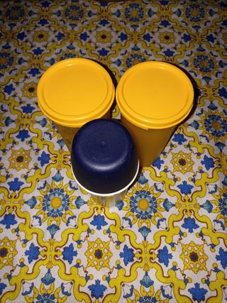 zucchiera e contenitori tupperware 