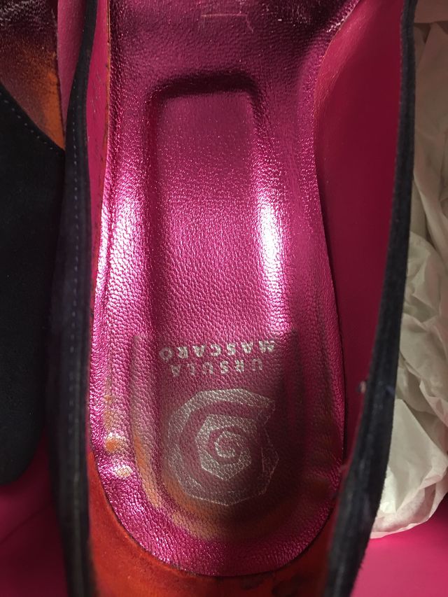 Zapato salón azul marino